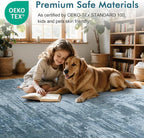 6x9 Ft Area Rugs for Living Room, Soft Non-Slip Washable Rugs Modern Abstract - Image 4
