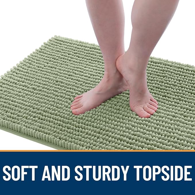 OLANLY Dog Door Mat for Muddy Paws 47x17, Ultra Absorbent Chenille Mud Doormat - Image 3