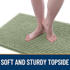 OLANLY Dog Door Mat for Muddy Paws 30x20, Ultra Absorbent Chenille Mud Doormat - Image 3