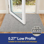 Dirt Trapping Door Mat 24x36, 3D Scarping Surface Doormat - Image 3