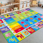 Kids Rug for Playroom, ABC Carpet Educational Play Mat for Kids, Preschool Rugs - Image 7