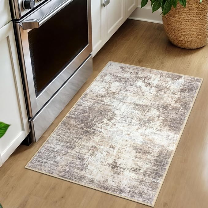 IOHOUZE Small Abstract Area Rug 2x3 Ft Entryway Rugs Washable Door Mat Indoor - Image 9