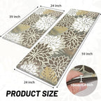 Arenarug Kitchen Mats for Floor 2PCS Cushioned Anti Fatigue Kitchen Mats - Image 2