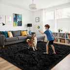 yongyangjuxin Fluffy Rug Shag Area Rug, Large Shag Area Rugs - Image 4