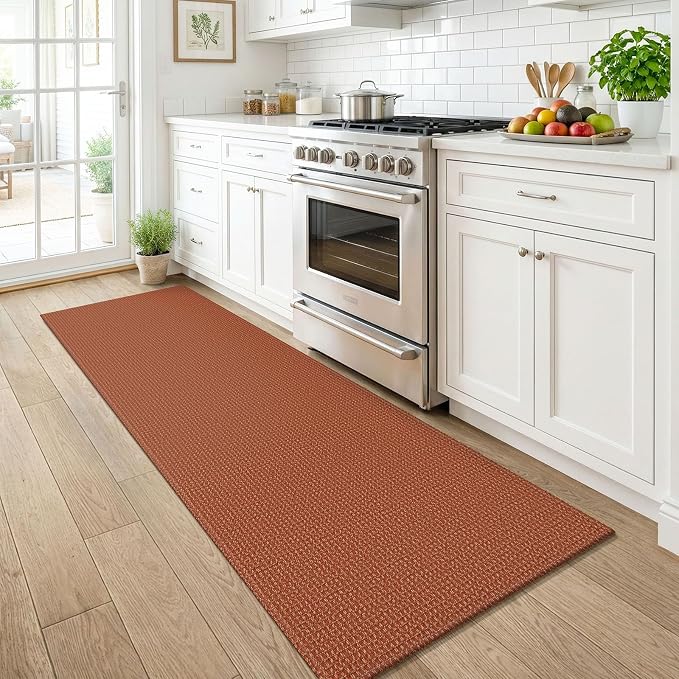 KOZYFLY Runners for Hallways 2x6 ft Washable Kitchen Runner Non Slip Rubber - Image 2