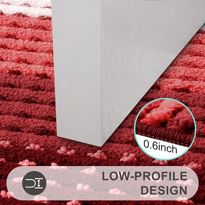 Kitinjoy Indoor Outdoor Door Mat, 59x36 Non-Slip Absorbent Dirt Trapper - Image 4