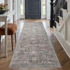 Rugxara 2x5 Runner Rug, Washable Kitchen Rugs, Non Slip Low Pile Area Rug Carpet by Rugxara