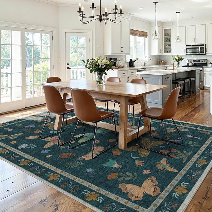 Rugxara Floral Rug for Living Room Bedroom - Image 3