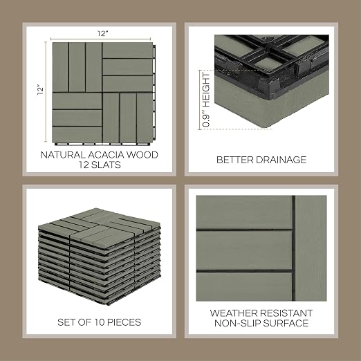 THYOI Premium Deck Tiles, Patio Flooring - Image 2