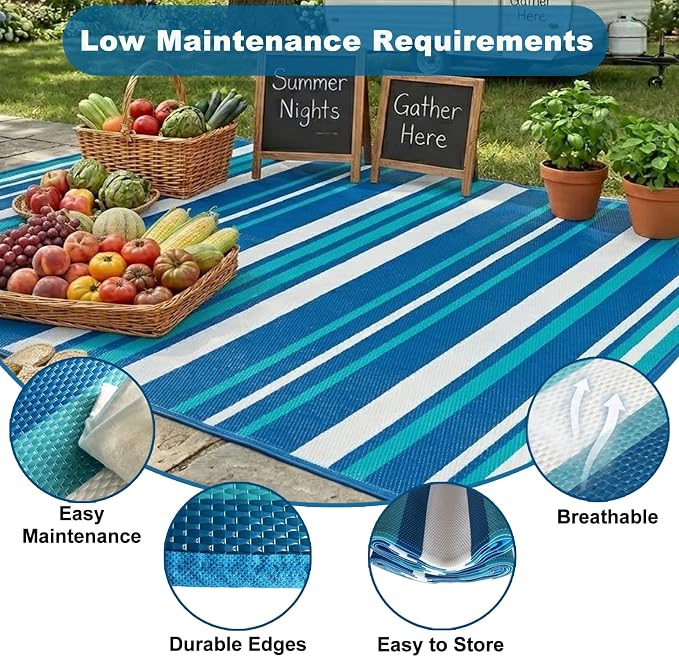 Outdoor Patio Rug Camping Essentials - Image 3