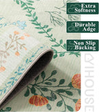 YIHOUSE Green Washable 6x9 Area Rugs - Image 4