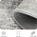 8x10 Area Rugs, Abstract Morden Soft Washable Rug, Non-Slip Low Pile Rugs - Image 6