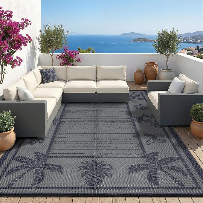 Garvee Outdoor Rug 8x10 Waterproof - Image 9