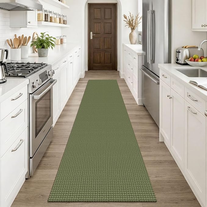 KOZYFLY Runners Rugs for Hallway 2x10, Washable Runner Rug, Woven Non Slip - Image 2
