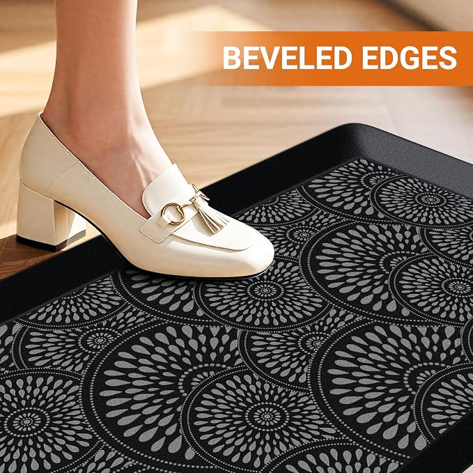 Mattitude 4/5 Inch Kitchen Mat, 20x32in Heavy Duty Ergonomic Comfort Foam - Image 6