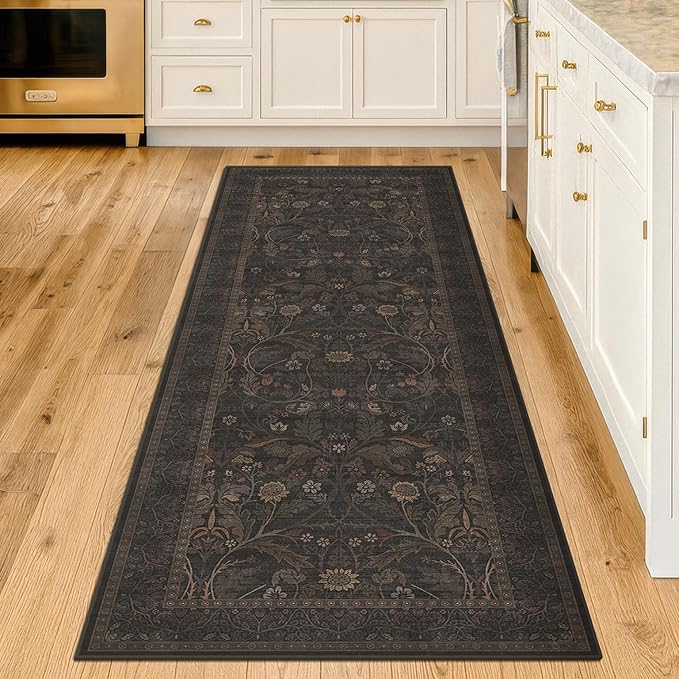 Washable 3x6 Wide Kitchen Entryway Runner Rug Non Slip by Evyhood