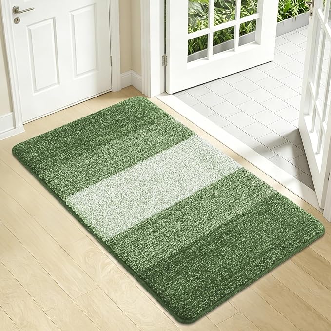 Kitinjoy Indoor Outdoor Door Mat, 34x21 Non-Slip Absorbent Dirt Trapper by Kitinjoy