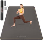 Extra Large Yoga Mat – 72"x48" or 78"x57", 1/4"–1/2" Thick Mat by GymCope