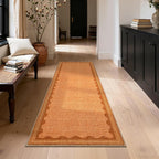 GarveeHome Scalloped Orange 2x6 Runner Rug - Image 3