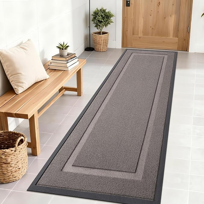 OLANLY Front Door Mat Indoor Outdoor Entrance, Waterproof All-Season, by OLANLY