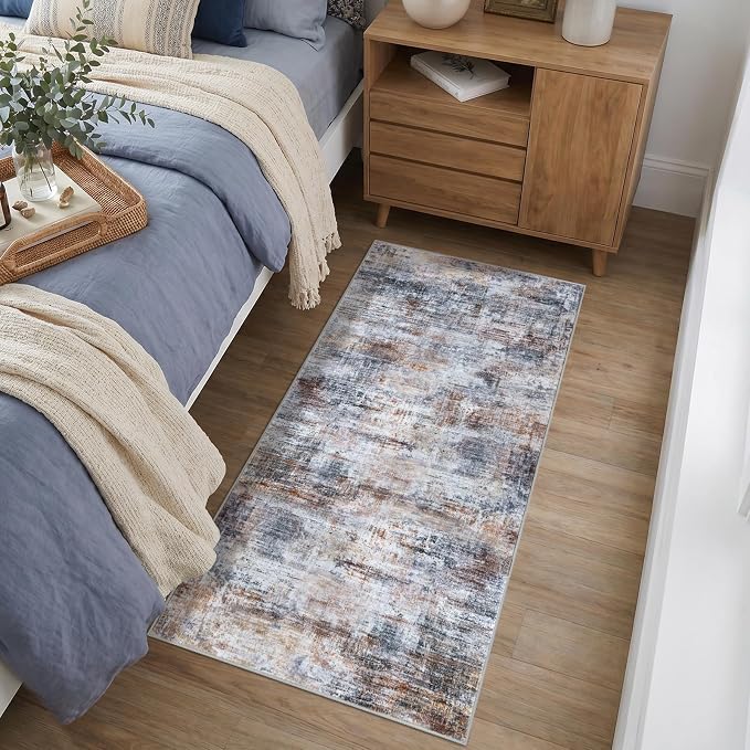 IOHOUZE Abstract Runner Rug 2x4 Ft Entryway Rugs Washable Door Mat Indoor - Image 8