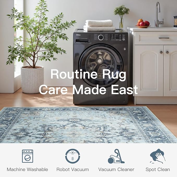 Lofus 2x3 Washable Rug for Entryway Bathroom, Non Slip Kitchen Mats for Floor - Image 7