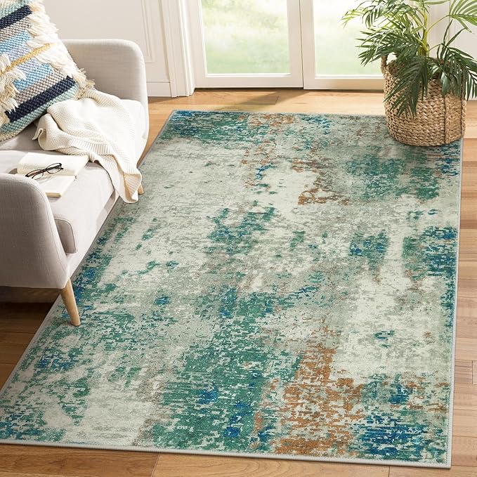 Lahome Modern Abstract Area Rugs 3x5 Washable Rug, Throw Rugs by Lahome