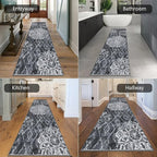 HEBE Hallway Runner Rug 2'8''x8' Washable Vintage Distressed Area Rugs Non Slip - Image 6
