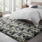 Ophanie Black Gold and Grey Area Rugs - Image 3
