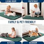 OLANLY Memory Foam Bath Mat 59x35, Super Soft Absorbent Bathroom Rugs, Quick Dry - Image 9