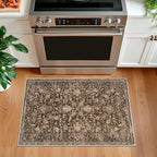 KILOCOCO Small Area Rug 2x3 Entryway Rugs Washable Rug Printed Vintage Floral - Image 2