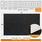 Mibao Front Door Mat Indoor Entrance, Dirt Trapper Welcome Mat - Image 3