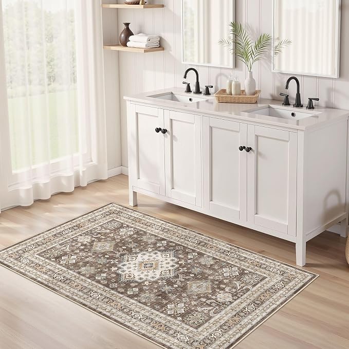 Vintage Living Room Area Rug 2x3 - Image 3