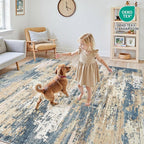 Area Rugs 5x7 Living Room: Large Soft Washable Rug Modern Abstract Anti-Skid - Image 5