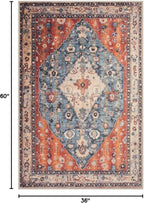 SERISSA Area Rug 3x5 Boho Tribal Rugs - Image 2