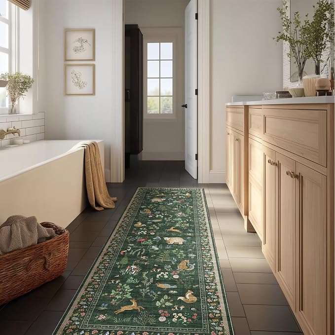 Washable Kitchen Rug Runners for Hallways: 2'x6' Bedroom Runner Rug Non Slip - Image 6