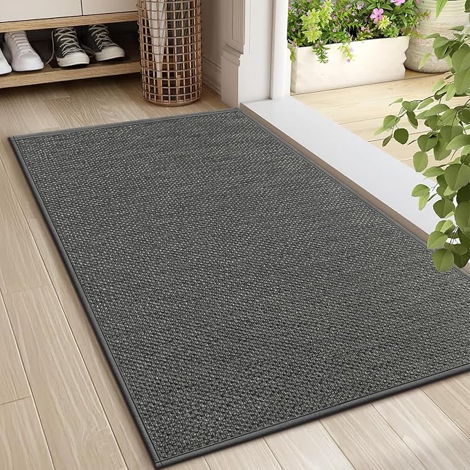 LEKEEPGO Door Mat 24"x36", Non Slip Door Mat Indoor Entrance, Rubber Backing by LEKEEPGO