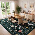 Unirea 8x10 Black Cat Area Rugs - Image 7