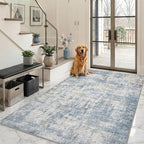 4x6 Area Rugs Washable Living Room Rug-No Slip Soft Carpets Modern Abstract - Image 3