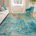 RELEANY Washable Area Rugs 5'x7' Non-Slip Modern Abstract Soft by RELEANY