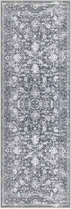 KILOCOCO Hallway Runner 2.6x8 Rug Runner Printed Vintage Floral Washable - Image 9