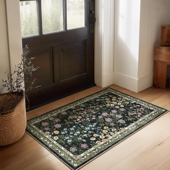 Machine Washable Throw Rugs for Entryway: Door Mat Indoor Entrance 2x3 Rug - Image 7