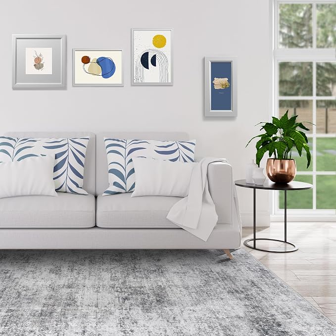 9x12 Area Rugs for Living Room Rug Washable: Modern Large Rug for Dining Room - Image 3