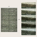 Lofus 2x5 Area Rug for Hallways, Low Pile Soft Carpet Runner for Kitchen - Image 2