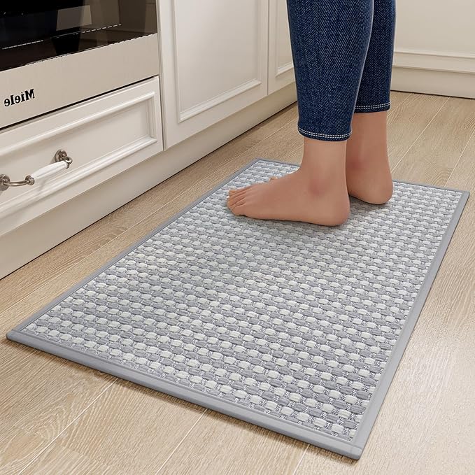 YDKGL Kitchen Rugs Mat Non Slip Washable, Super Absorbent Kitchen Mats by YDKGL