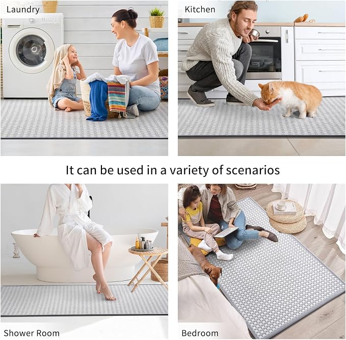 YDKGL Long Kitchen Runner Rugs Kitchen Mat Non Slip Washable, Super Absorbent - Image 6