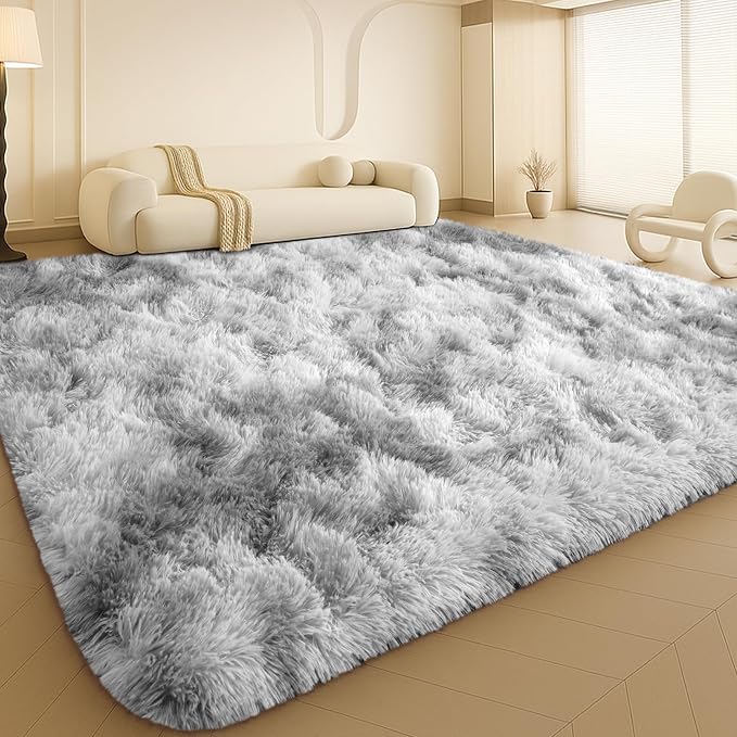 Large 9x12 Area Rug for Living Room, Soft Shag Rugs for Bedroom, Non-Slip Ultra by Mtandyx
