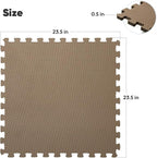 32 Pack Home Gym Mat, Puzzle Exercise Mat, EVA Interlocking Foam Floor Tiles - Image 2
