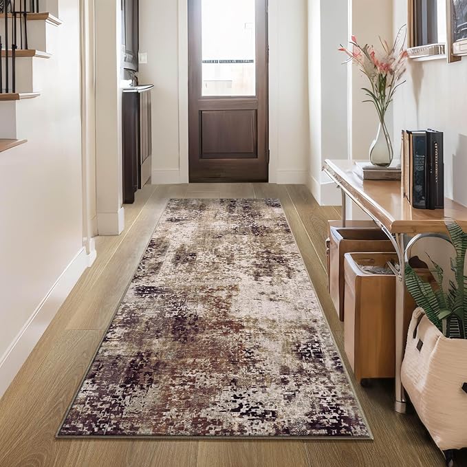 Runner Rug for Kitchen Coffee Hallways Runner Rug Non Slip 2'6''x8' Washable - Image 9