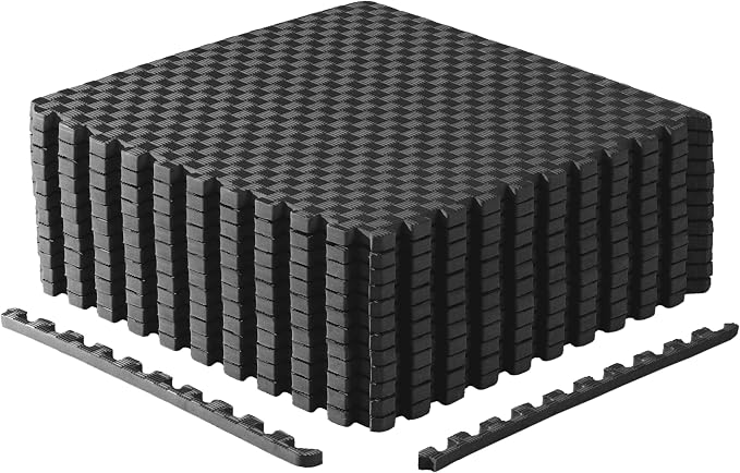 CAP Puzzle Exercise Mats | 3/4” Thick EVA Interlocking Foam Tiles by CAP